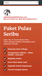 Mobile Screenshot of liburankepulauseribu.com