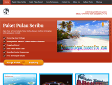 Tablet Screenshot of liburankepulauseribu.com